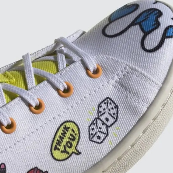 Adidas Aaron Kai x Stan Smith Primeblue 'Doodles' Kids Sneakers - Picture 8 of 15